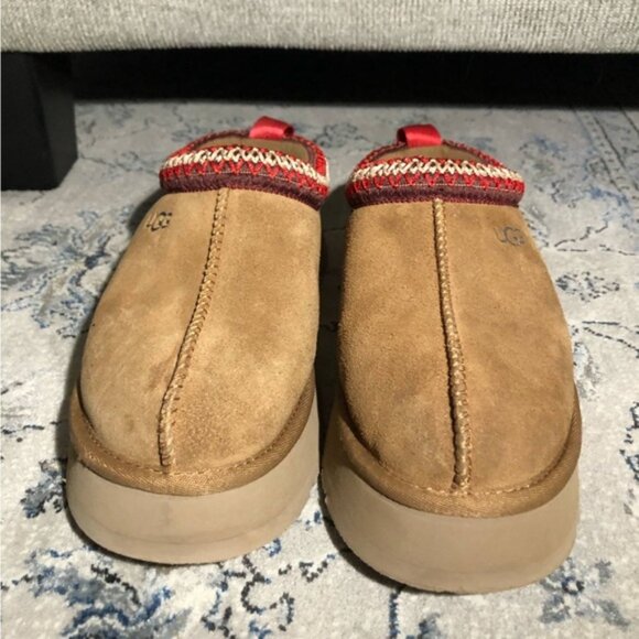UGG Tazz Platform Slippers in Chestnut - Picture 4 of 7